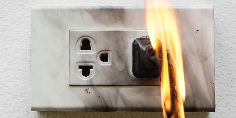 Fire and electrical socket