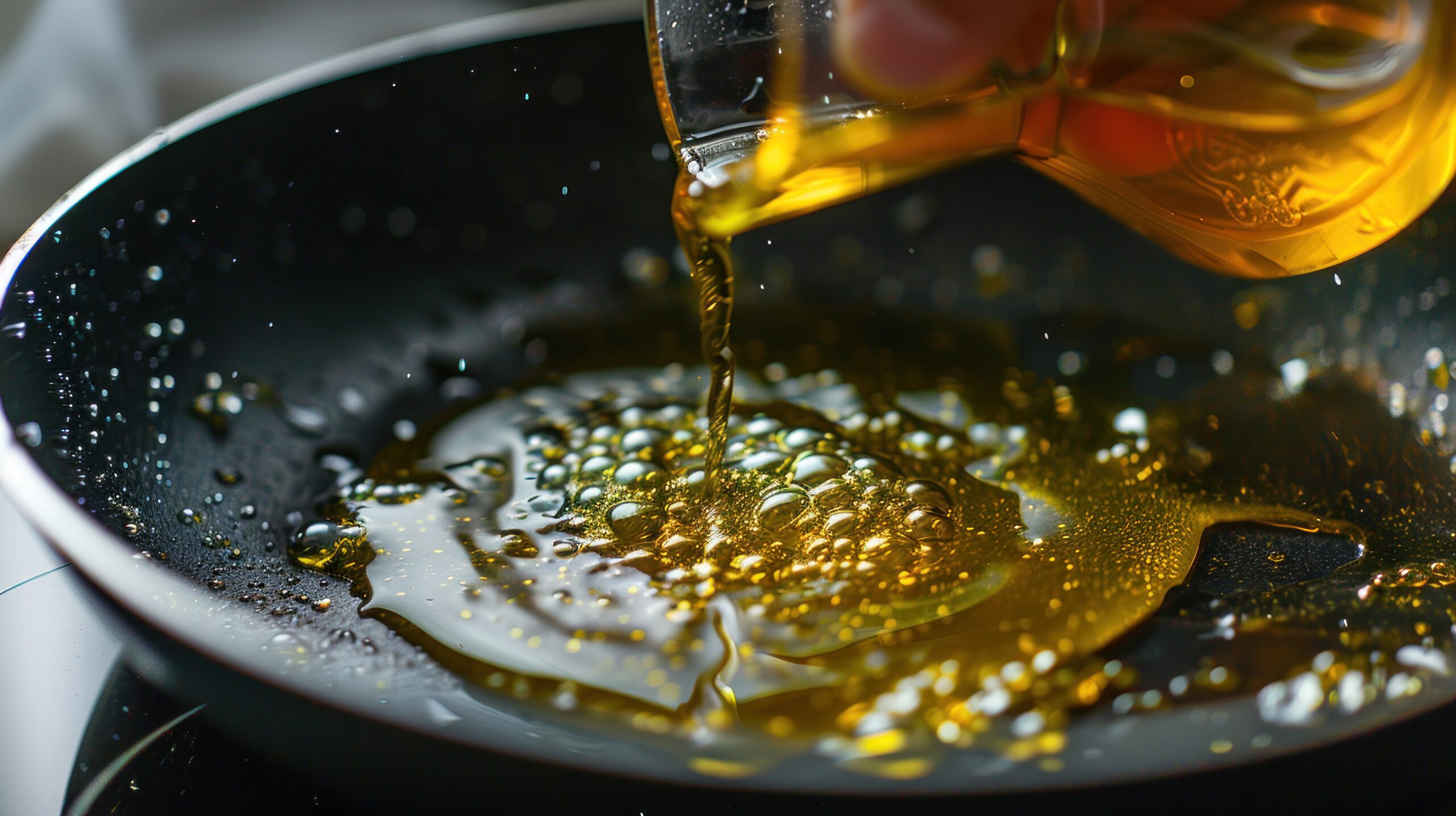 Cooking Oil in Pan