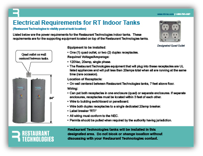 Indoor Tanks: Electrical Requirements