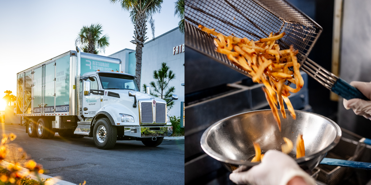 Oil Delivery Truck and French Fries